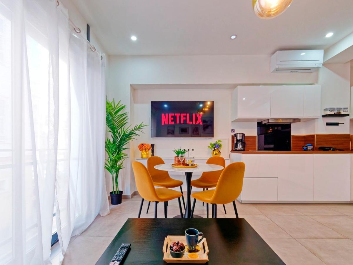 City Vibes, Indoor Parking, Breakfast & Air Conditioning Νίκαια Εξωτερικό φωτογραφία